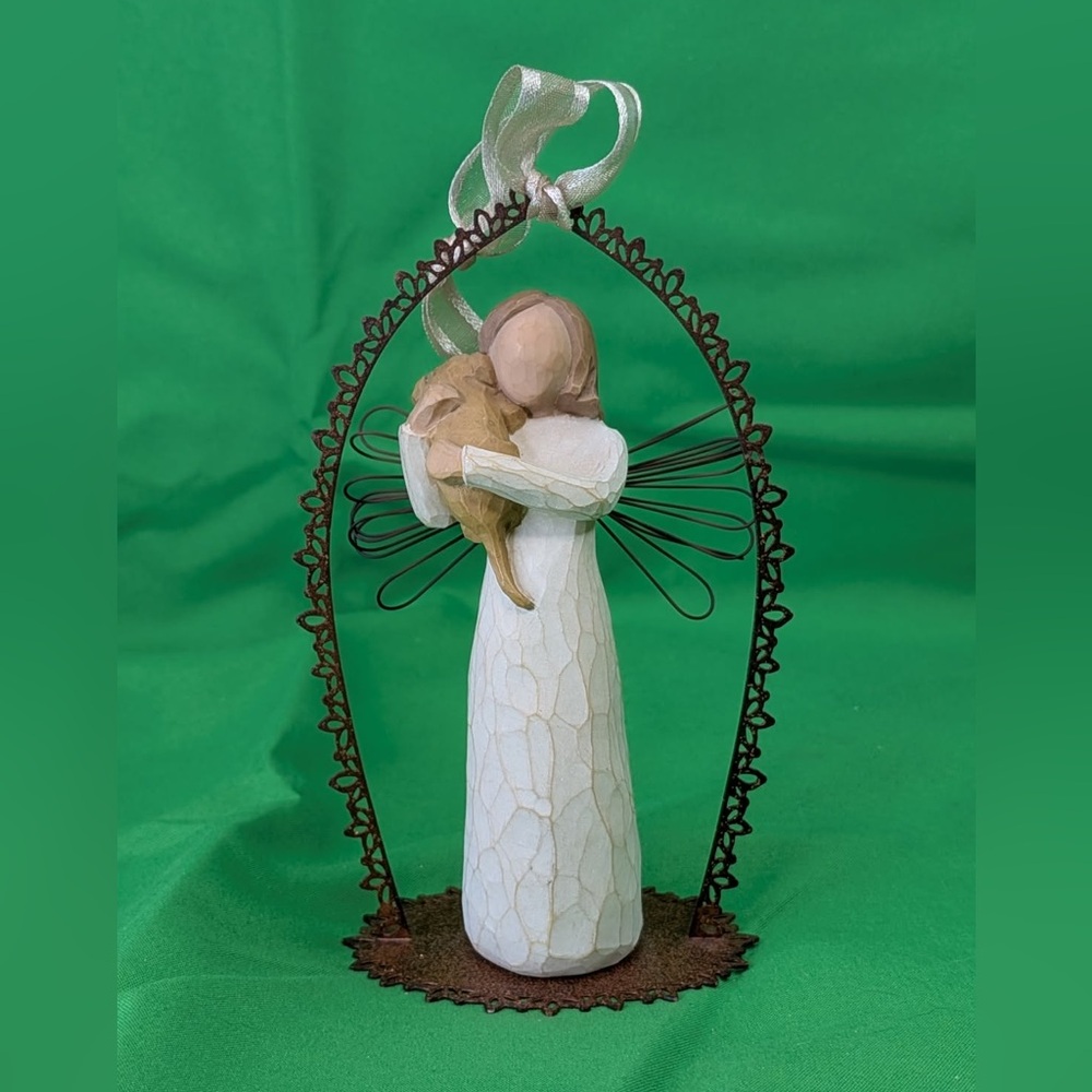 Angel of Friendship Willow Tree Susan Lordi Pet Lovers Comfort. Preowned - Picture 1 of 7